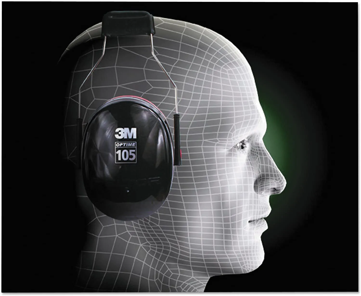 3M™ PELTOR™ Optime™ 105 Ear Muff H10A – High Noise Reduction Industrial Hearing Protection - Image 4