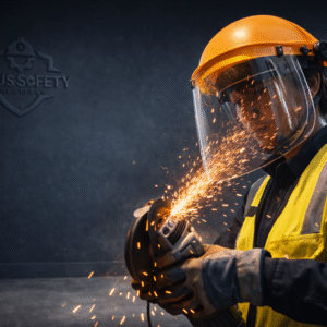 Complete Face Shield Helmet Mounted – Industrial Safety Visor Protection Pakistan