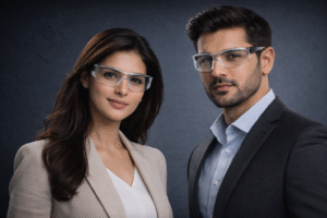 Petersafe Safety Goggles – White & Black Protective Eyewear (China)