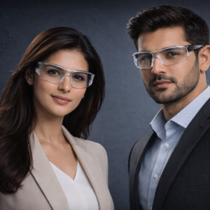 Petersafe Safety Goggles – White & Black Protective Eyewear (China)