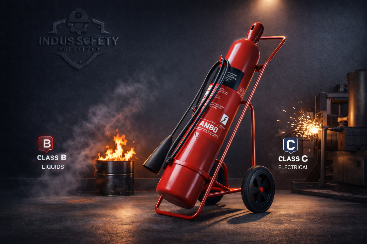 CO₂ 25kg Trolley Fire Extinguisher – China