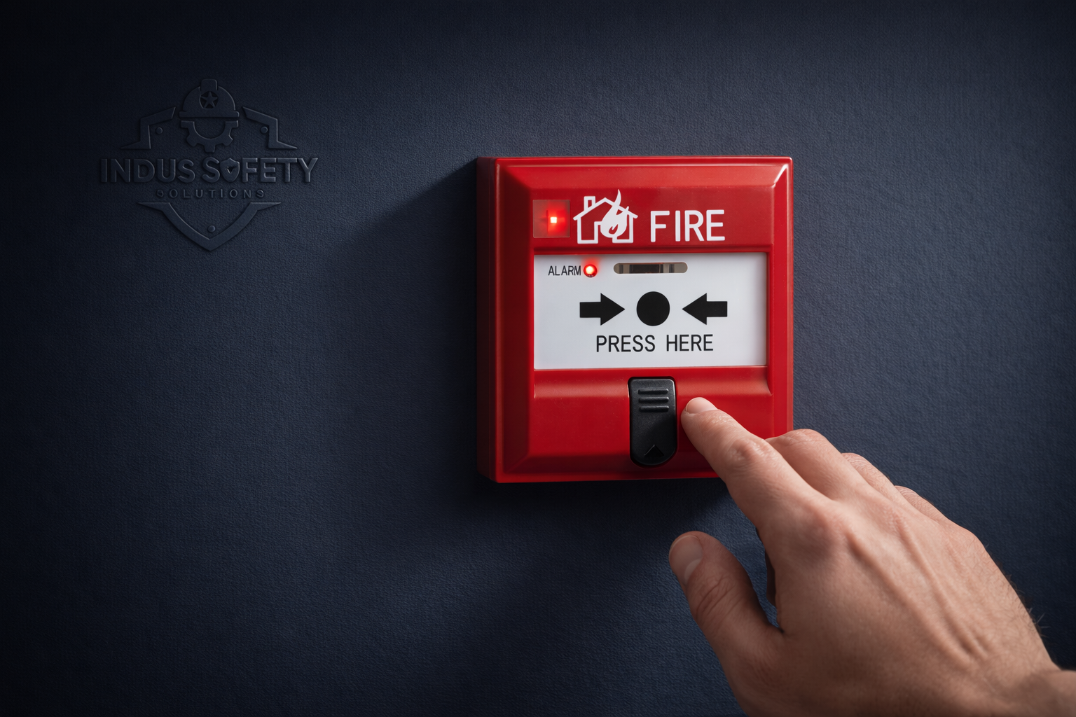 Fire Alarm Manual Call Point – Press Type (Wall Mounted)