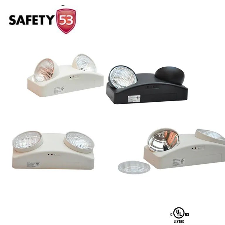 2 Heads Emergency Light – Rechargeable Dual Head Backup Lighting Unit - Image 6