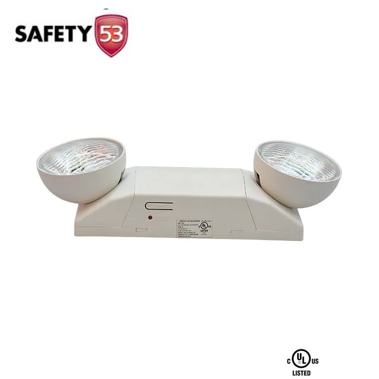 2 Heads Emergency Light – Rechargeable Dual Head Backup Lighting Unit - Image 8