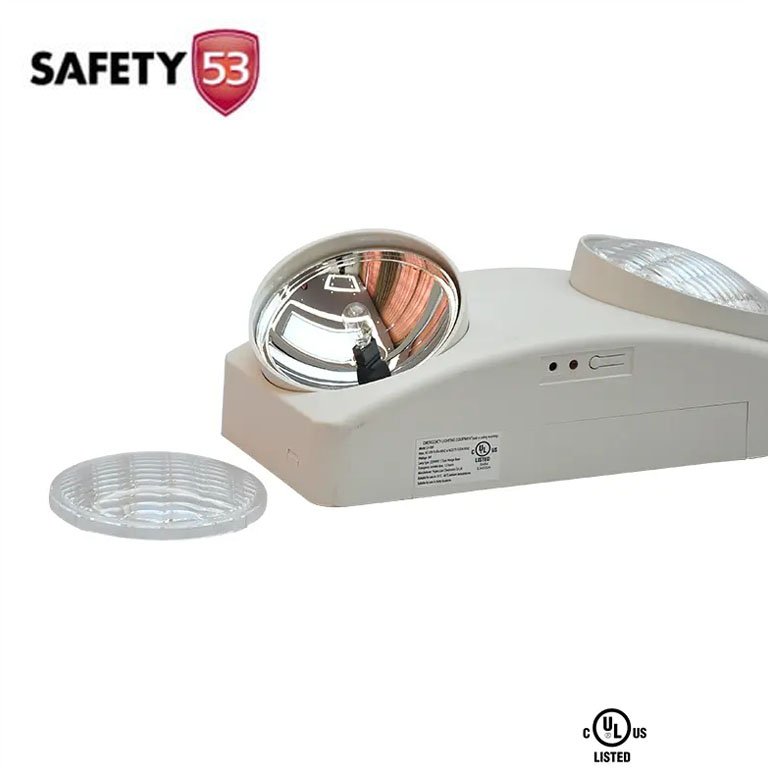 2 Heads Emergency Light – Rechargeable Dual Head Backup Lighting Unit - Image 3