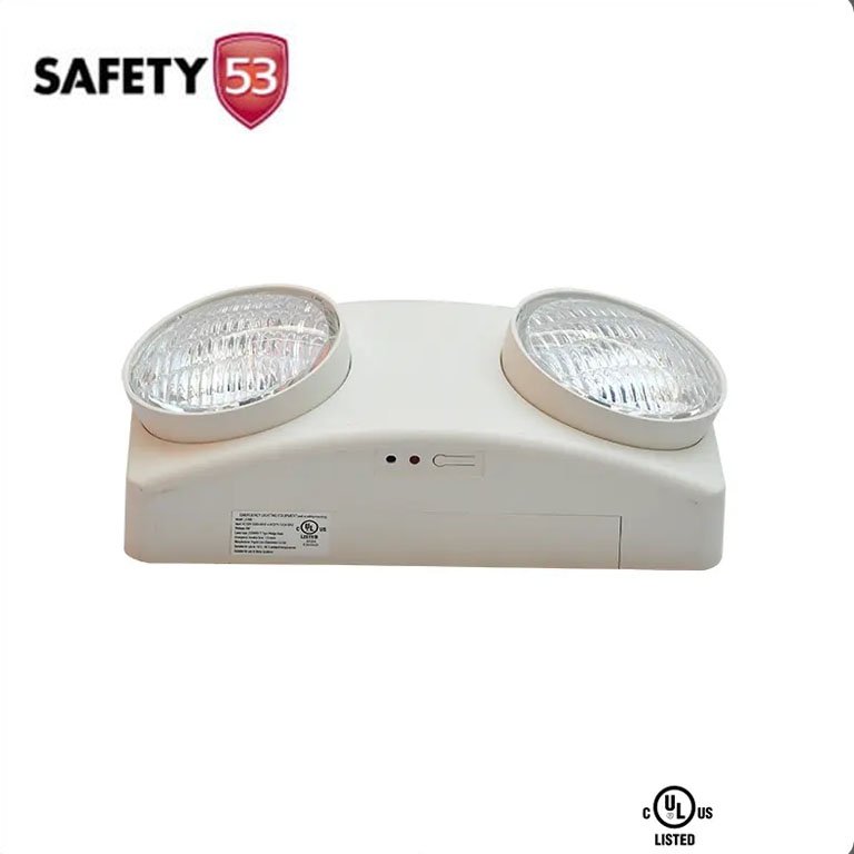 2 Heads Emergency Light – Rechargeable Dual Head Backup Lighting Unit - Image 2
