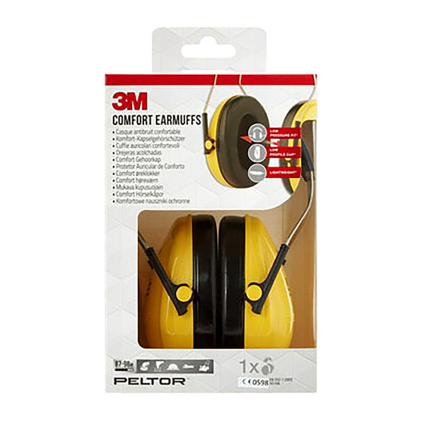 3M™ PELTOR™ Optime™ 98 Ear Muff H9A – Industrial Hearing Protection (NRR 25 dB) - Image 4